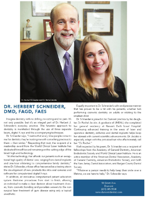 Recognition for Dumont Dentist Dr. Schneider and Dr. Jacobs